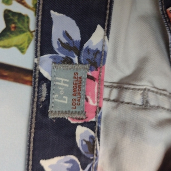 CITIZENS of humanity floral Mandy high waist retro slim roll up jeans size 28 - Picture 3 of 7